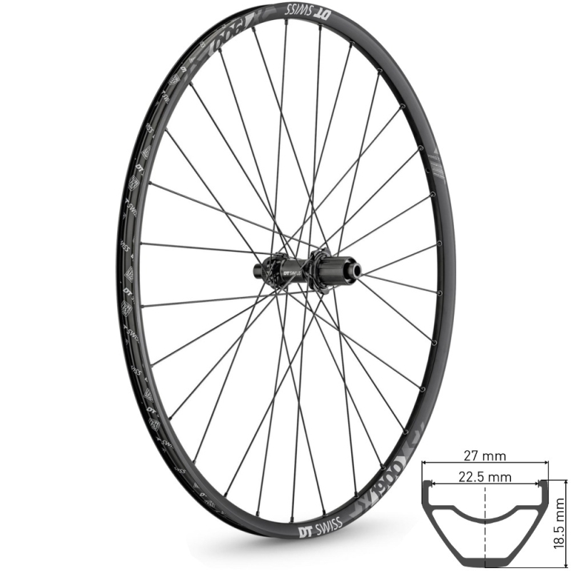 DT Swiss X 1900 Spline 22,5 Koło tylne 27,5