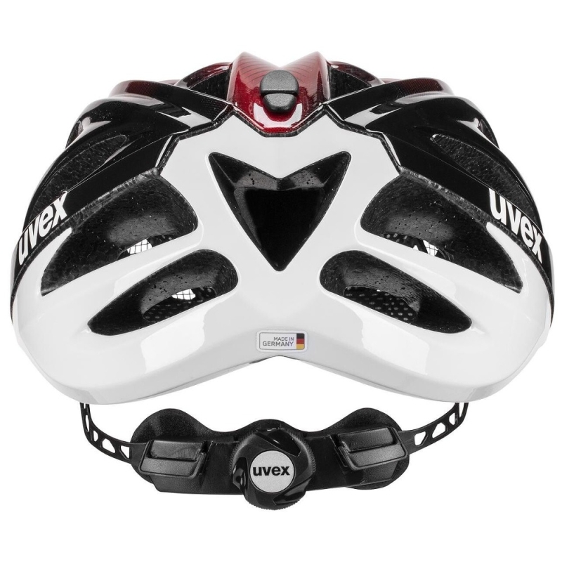 Kask rowerowy Uvex Boss Race czarno-czerwony