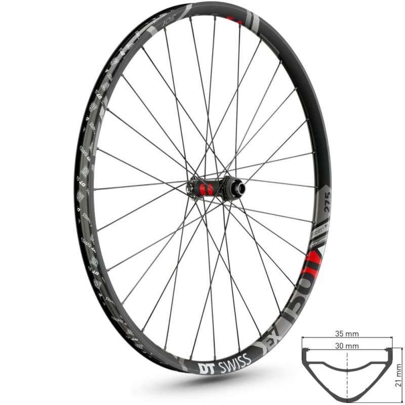 DT Swiss EX 1501 Spline One 30 Koło przednie 27,5 disc Center lock