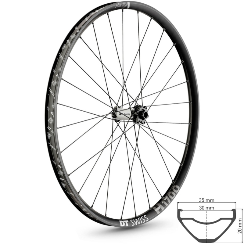 DT Swiss H 1700 Spline 30 Koło przednie eMTB 27,5