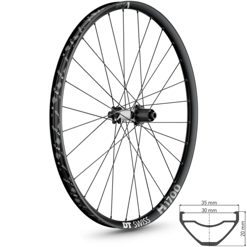 DT Swiss H 1700 Spline 30 Koło tylne eMTB 27,5