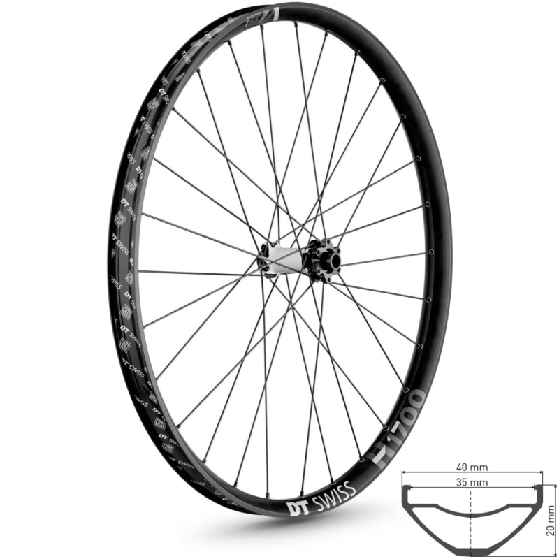 DT Swiss H 1700 Spline 35 Koło przednie eMTB 27,5