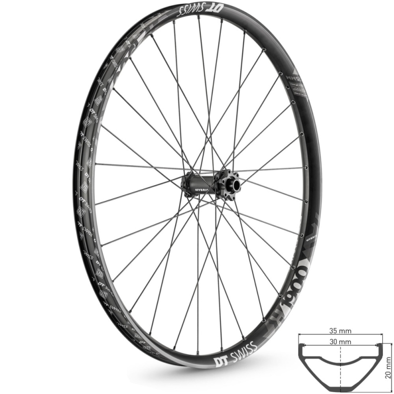 DT Swiss H 1900 Spline 30 Koło przednie eMTB 29