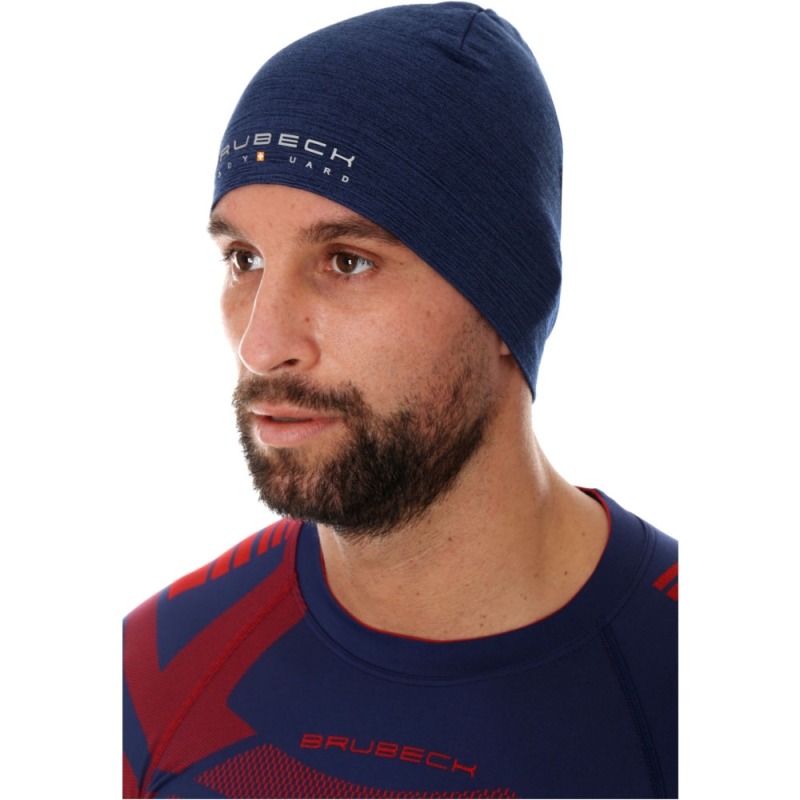 Czapka Brubeck Extreme Wool granatowa