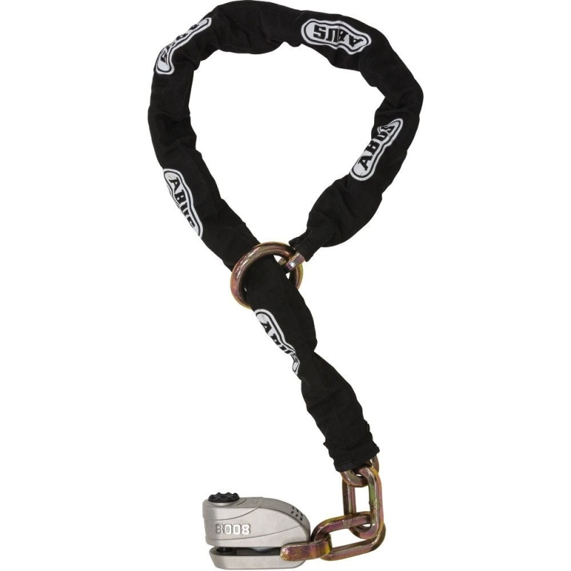 Abus Granit Detecto XPlus 8008 12KS black loop Blokada tarczy hamulcowej z łańcuchem