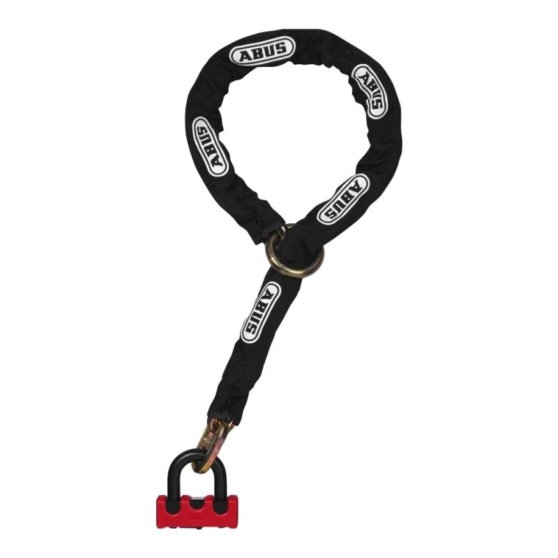 Łańcuch z kłódką Abus Granit Power XS 67 10KS czarno-czerwony