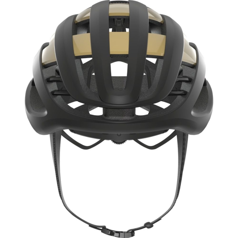 Kask rowerowy Abus AirBreaker czarno-złoty