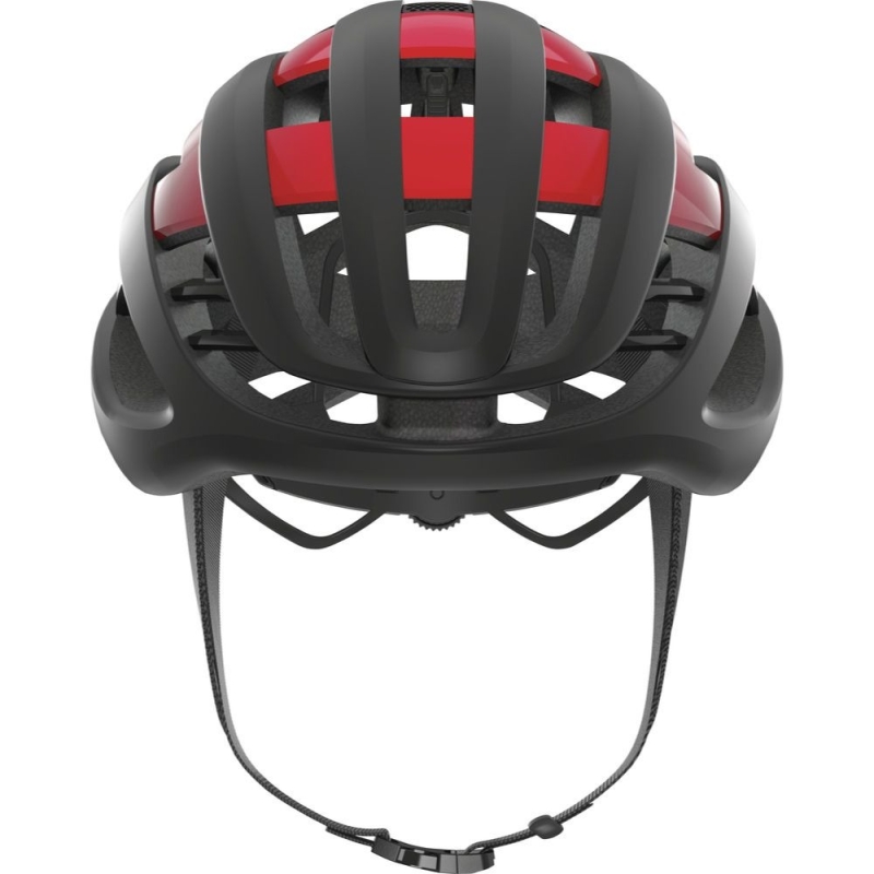 Kask rowerowy Abus AirBreaker czarno-czerwony