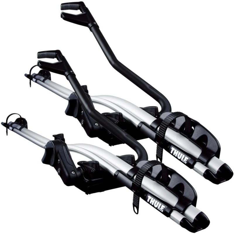 Uchwyt rowerowy na dach Thule ProRide 591 Twin Pack srebrny