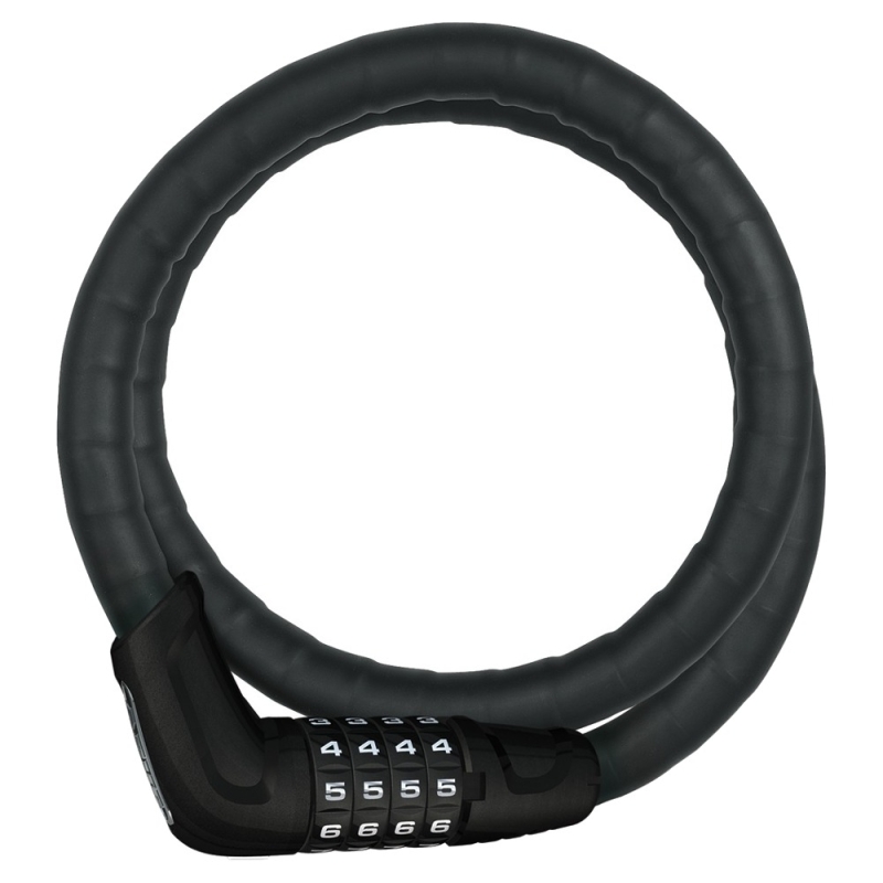 Abus Tresorflex 6615C Zapięcie rowerowe na szyfr czarne + SCLL