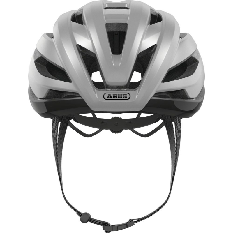 Kask rowerowy Abus StormChaser srebrny