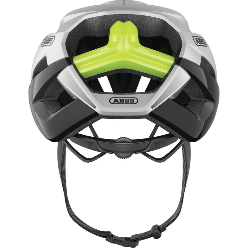 Kask rowerowy Abus StormChaser srebrny