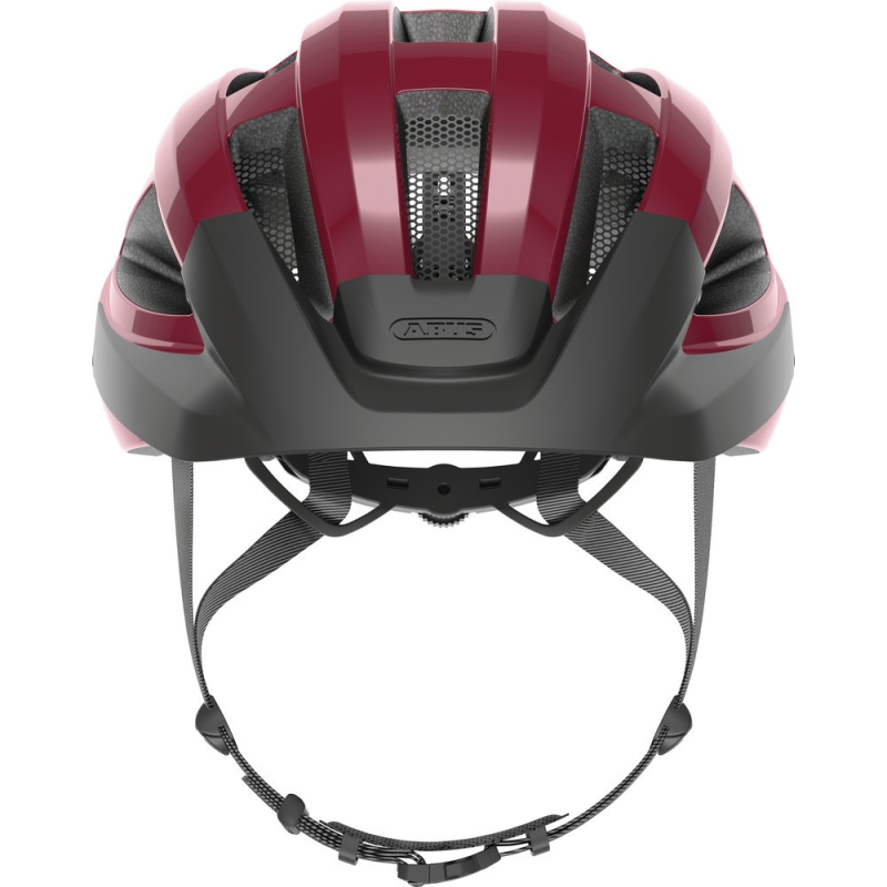 Kask rowerowy Abus Macator bordowy