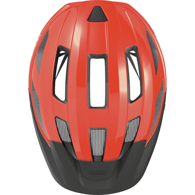 Kask rowerowy Abus Macator pomarańczowy