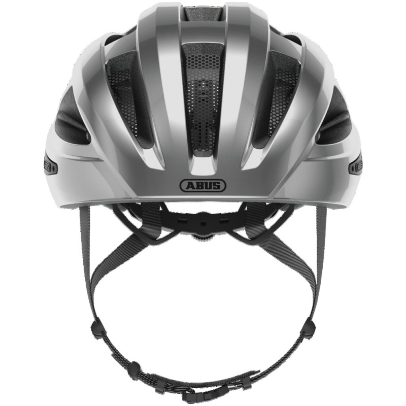 Kask rowerowy Abus Macator srebrny