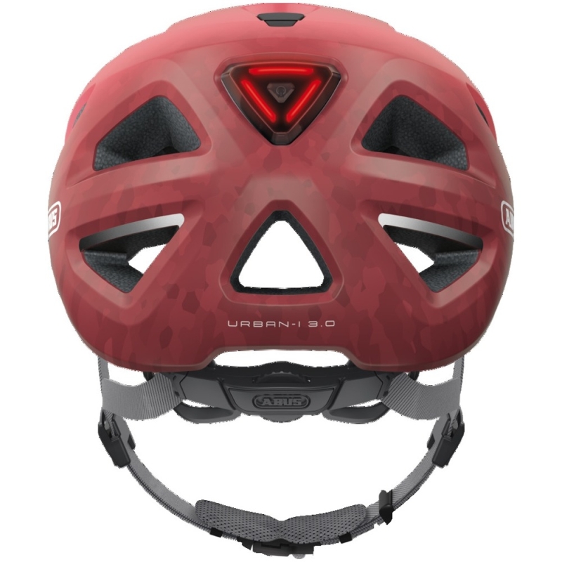 Kask rowerowy Abus Urban-I 3.0 bordowy