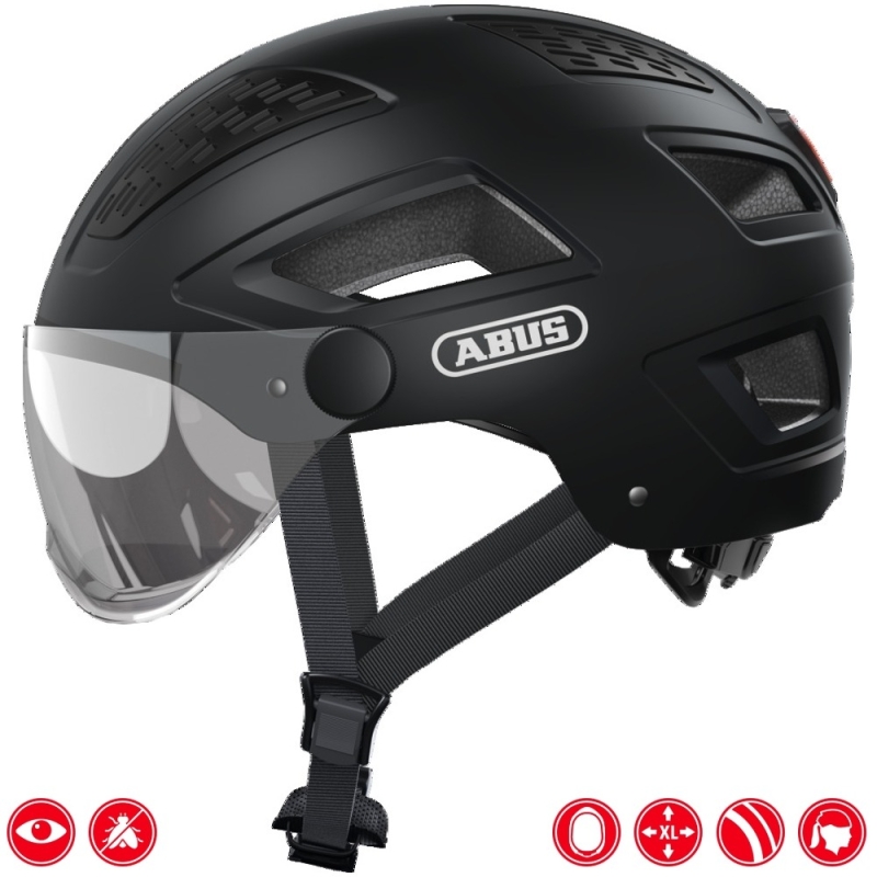 Kask rowerowy Abus Hyban 2.0 ACE czarny