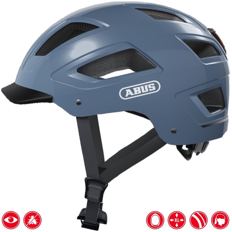 Kask rowerowy Abus Hyban 2.0 niebieski