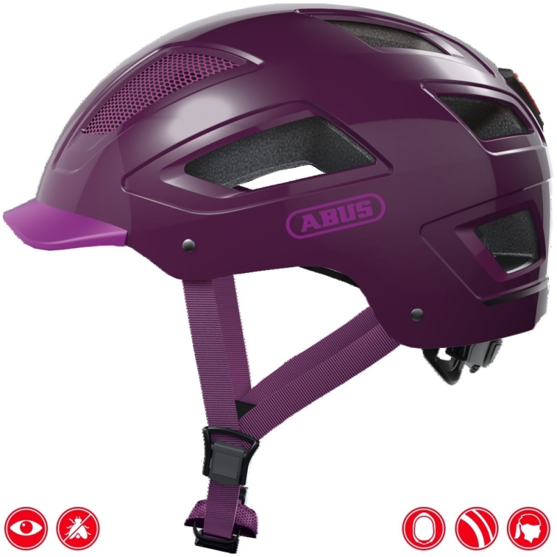 Kask rowerowy Abus Hyban 2.0 fioletowy