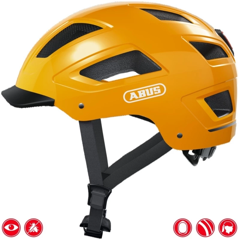 Kask rowerowy Abus Hyban 2.0 żółty