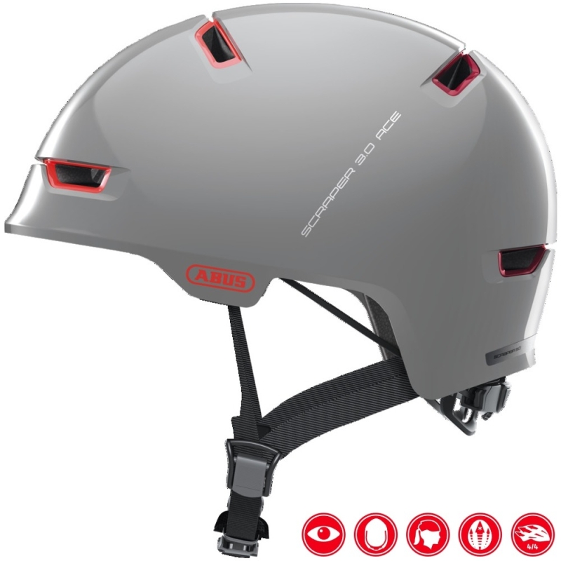 Kask rowerowy Abus Scraper 3.0 ACE szary