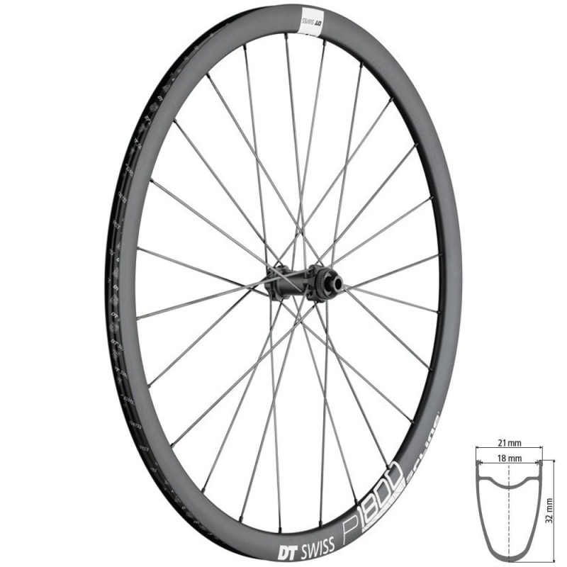 DT Swiss E 1800 Spline 32 Koło przednie RR 700C disc Center lock