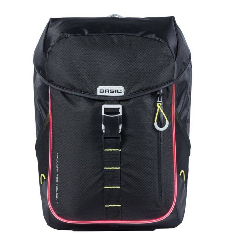 Plecak Basil Miles Daypack Nordlicht Hook On LED 17L czarny