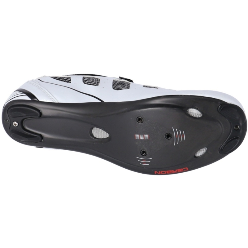 Buty szosowe XLC CB-R08 Carbon biało-czarne