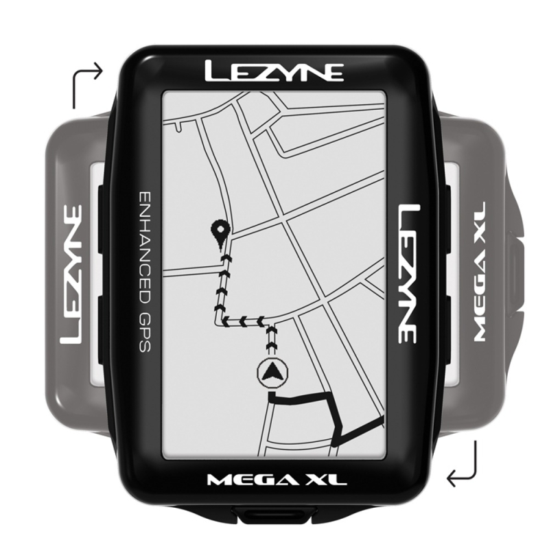 Nawigacja rowerowa Lezyne Mega XL GPS HRSC Loaded