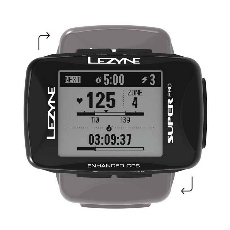 Nawigacja rowerowa Lezyne Super Pro GPS Smart Loaded + lampka