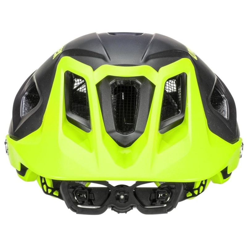 Kask rowerowy Uvex Quatro Integrale czarno-zielony