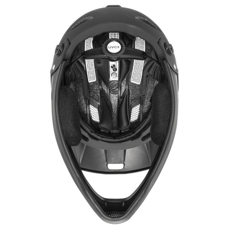 Kask rowerowy Fullface Uvex Jakkyl HDE 2.0 czarny mat