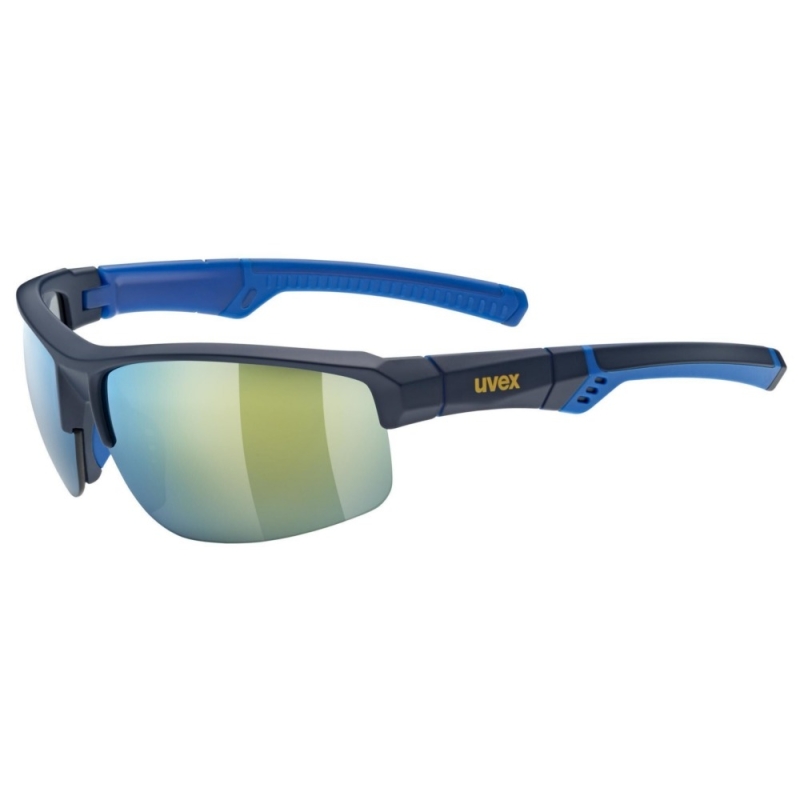 Okulary rowerowe Uvex Sportstyle 226 czarno-niebieskie