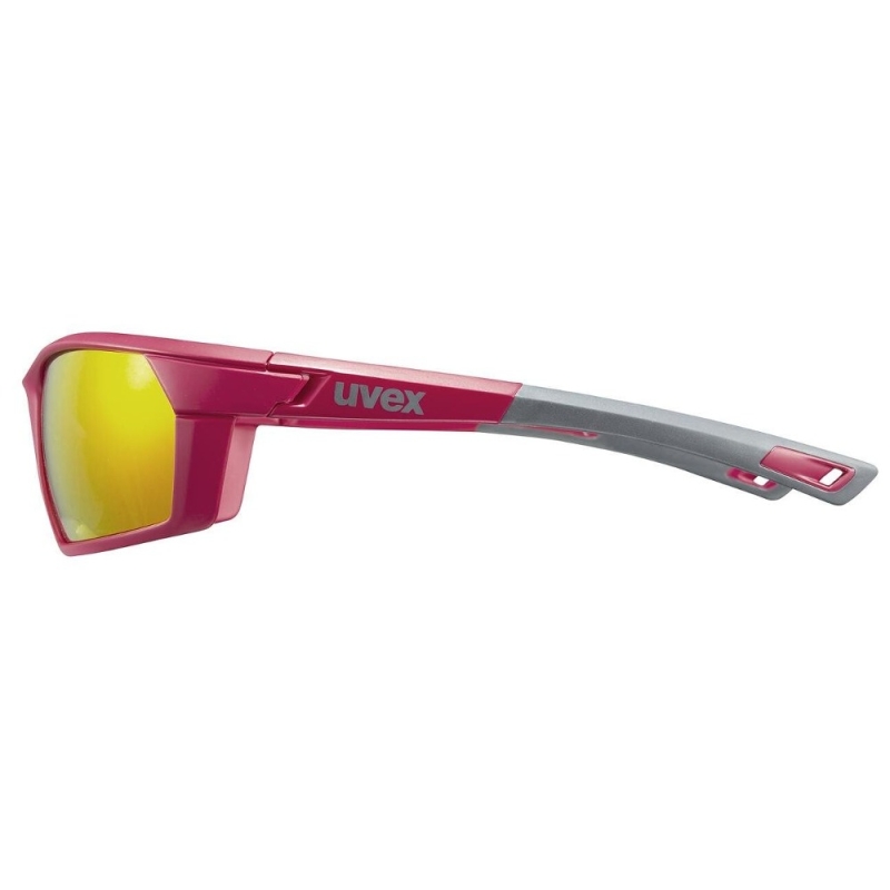 Okulary rowerowe Uvex Sportstyle 225 Pola czerwone