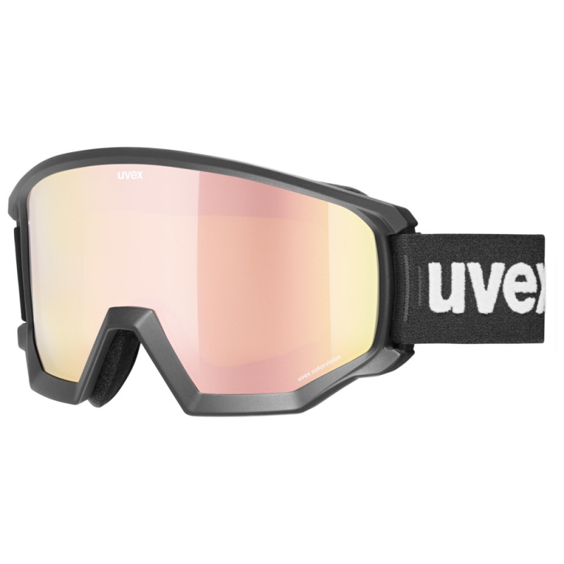 Gogle narciarskie Uvex Athletic CV czarno-żółte
