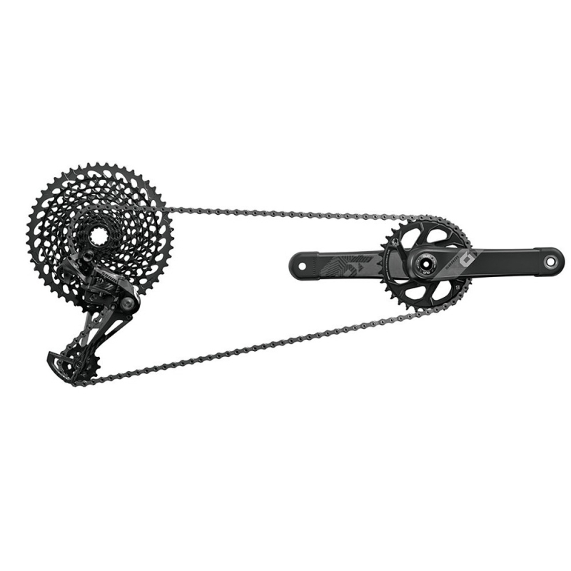 SRAM X01 Eagle DUB 170mm 32T Grupa osprzętu czarna