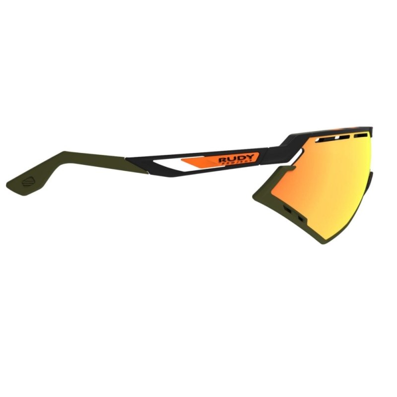 Okulary rowerowe Rudy Project Defender RP Optics pomarańczowe