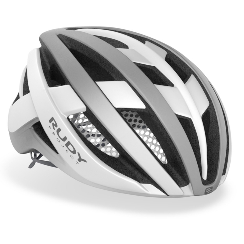 Kask rowerowy Rudy Project Venger Road biało-srebrny