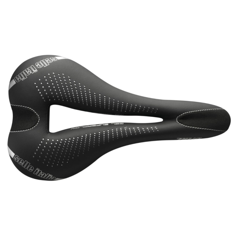 Siodełko damskie Selle Italia Diva Gel Superflow czarne