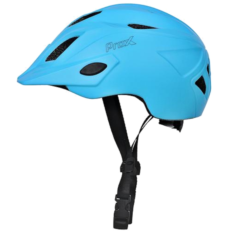 Kask rowerowy ProX Flash LED jasnoniebieski