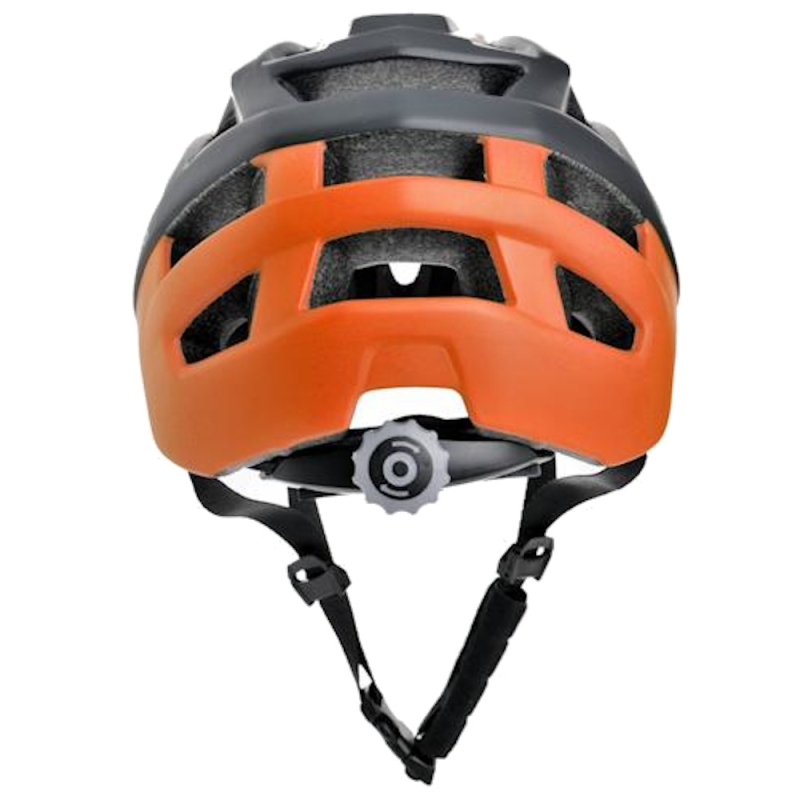 Kask rowerowy ProX Thor czarno-pomarańczowy