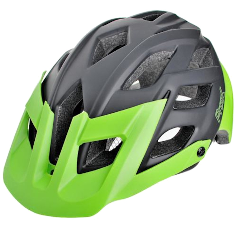 Kask rowerowy ProX Thor czarno-zielony