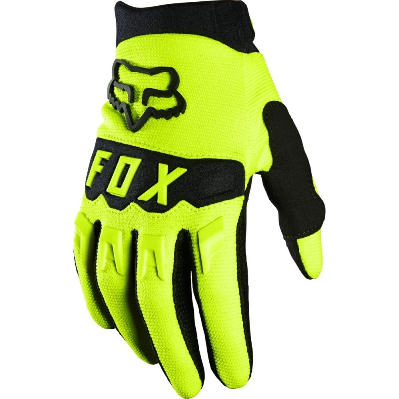 Rękawiczki Fox Dirtpaw Junior żółte - Rowertour.com