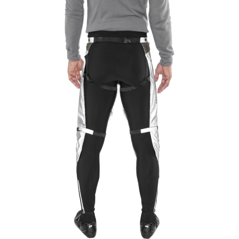 Ochraniacze przeciwdeszczowe na nogi Rainlegs Reflective szare