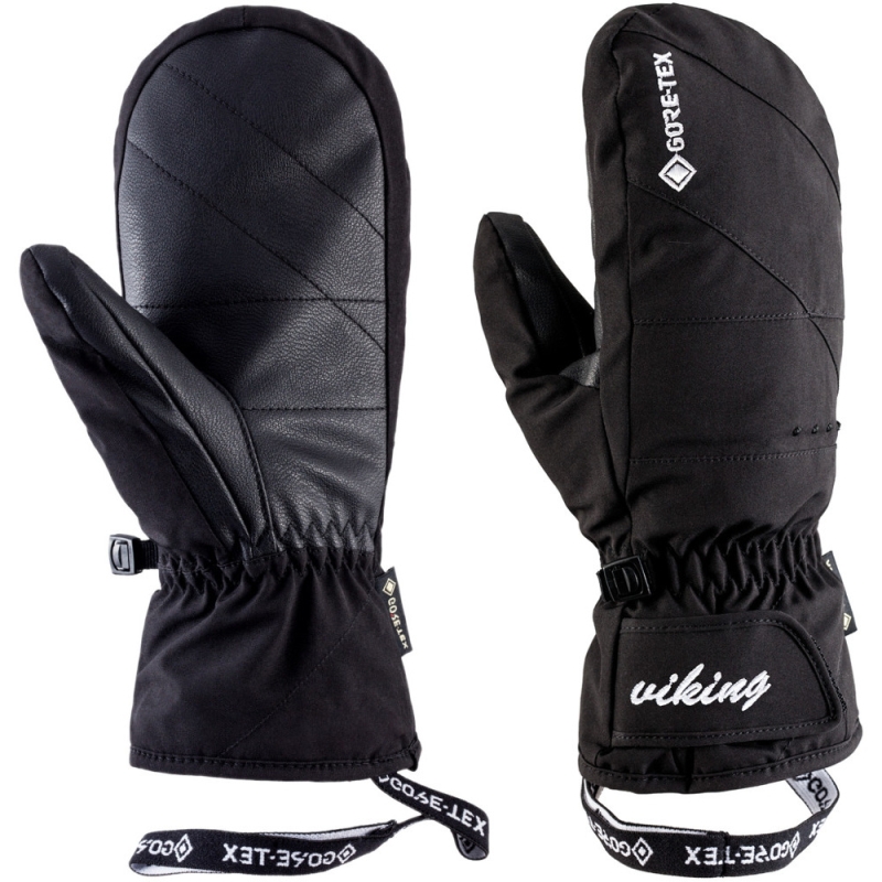 Rękawice narciarskie damskie Viking Sherpa GTX Mitten czarne