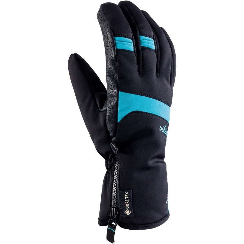 Rękawice narciarskie Viking Paganella GTX czarno-niebieskie