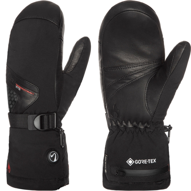 Rękawice narciarskie damskie Viking Lady Heatbooster GTX Mitten czarne