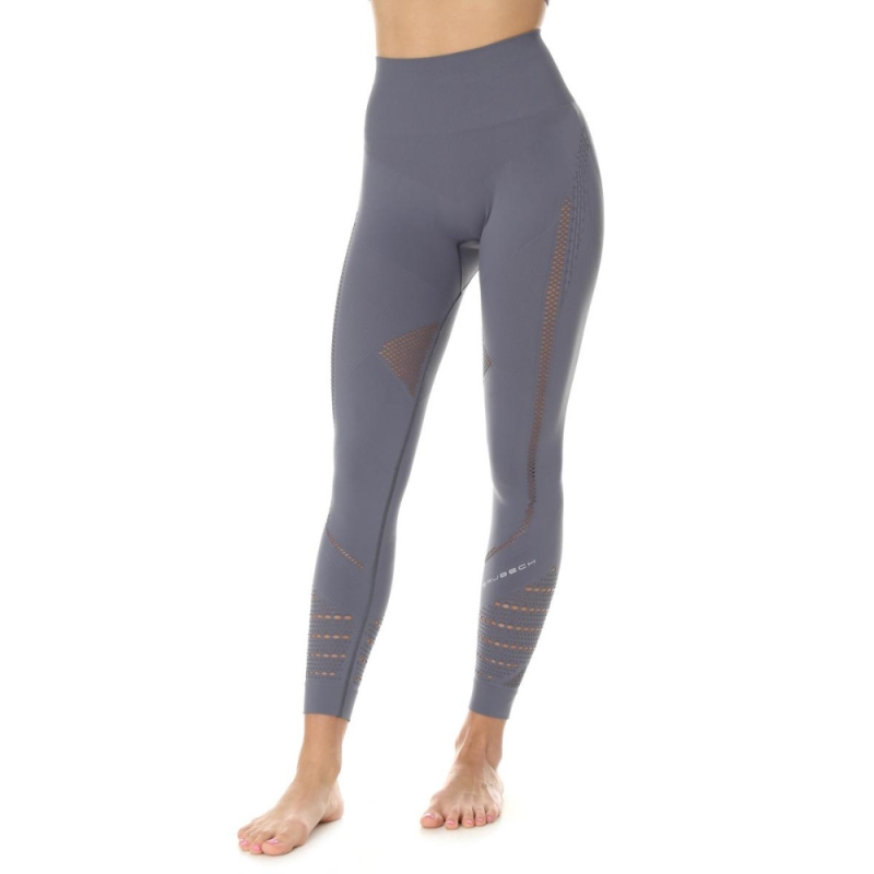 Legginsy damskie Brubeck Gym szare