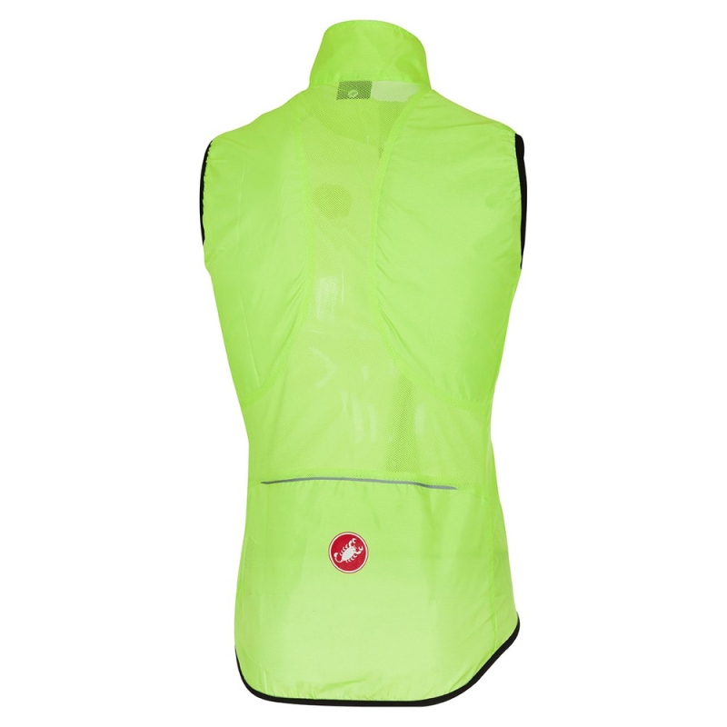 Kamizelka rowerowa Castelli Squadra żółta