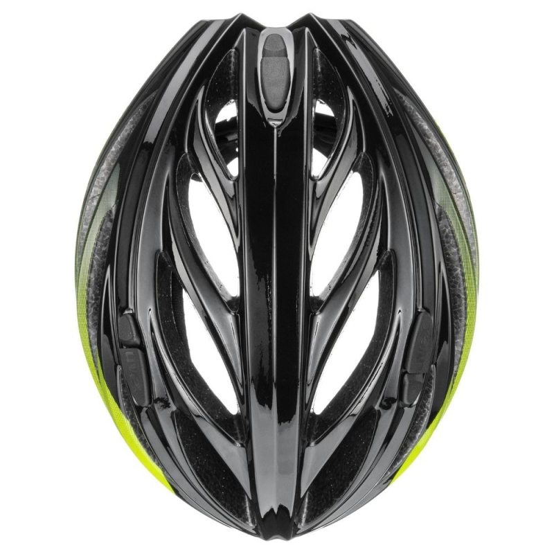 Kask rowerowy Uvex Boss Race czarno-zielony